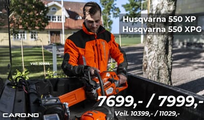 Høstilbud på Husqvarna 550 XP og 550 XPG!