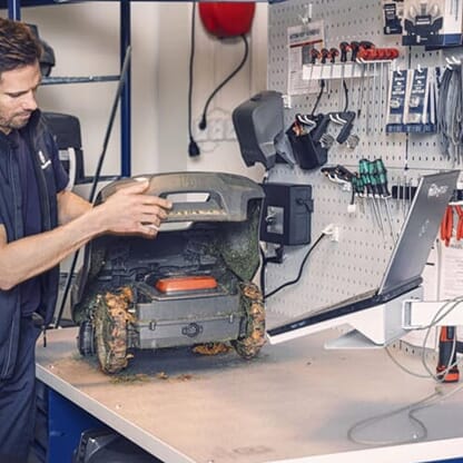 Robotklippere - vedlikehold og lagring for vinteren