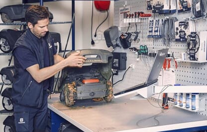 Robotklippere - vedlikehold og lagring for vinteren