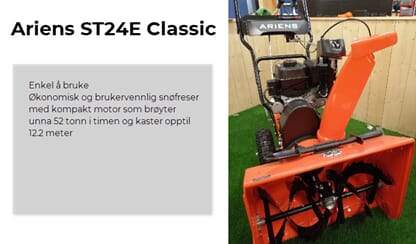 Ariens ST24E Classic