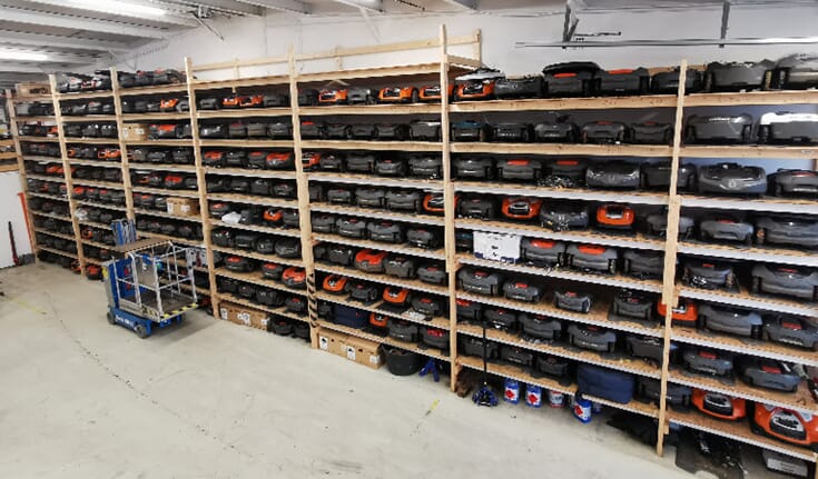 Vinterlagring robotklipper