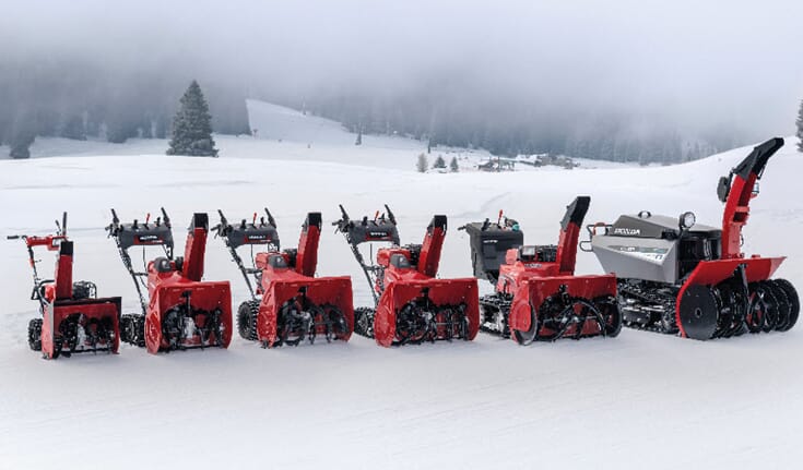 Snøfresere i butikk